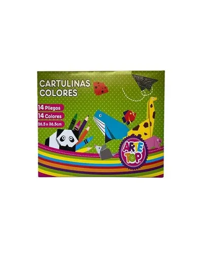 Estuche Cartulina Color 14 colores